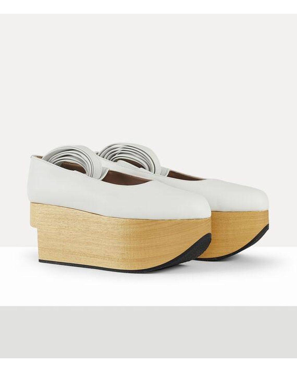 Vivienne Westwood Rockinghorse Ballerina in White | Lyst UK