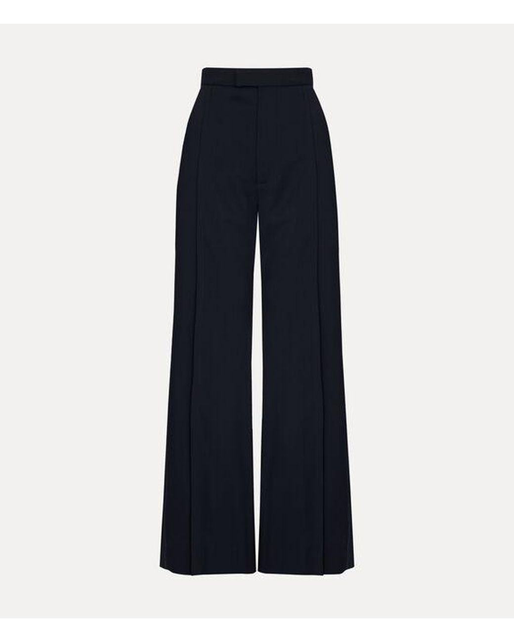 Vivienne Westwood Blue Wide Leg Trousers Wool