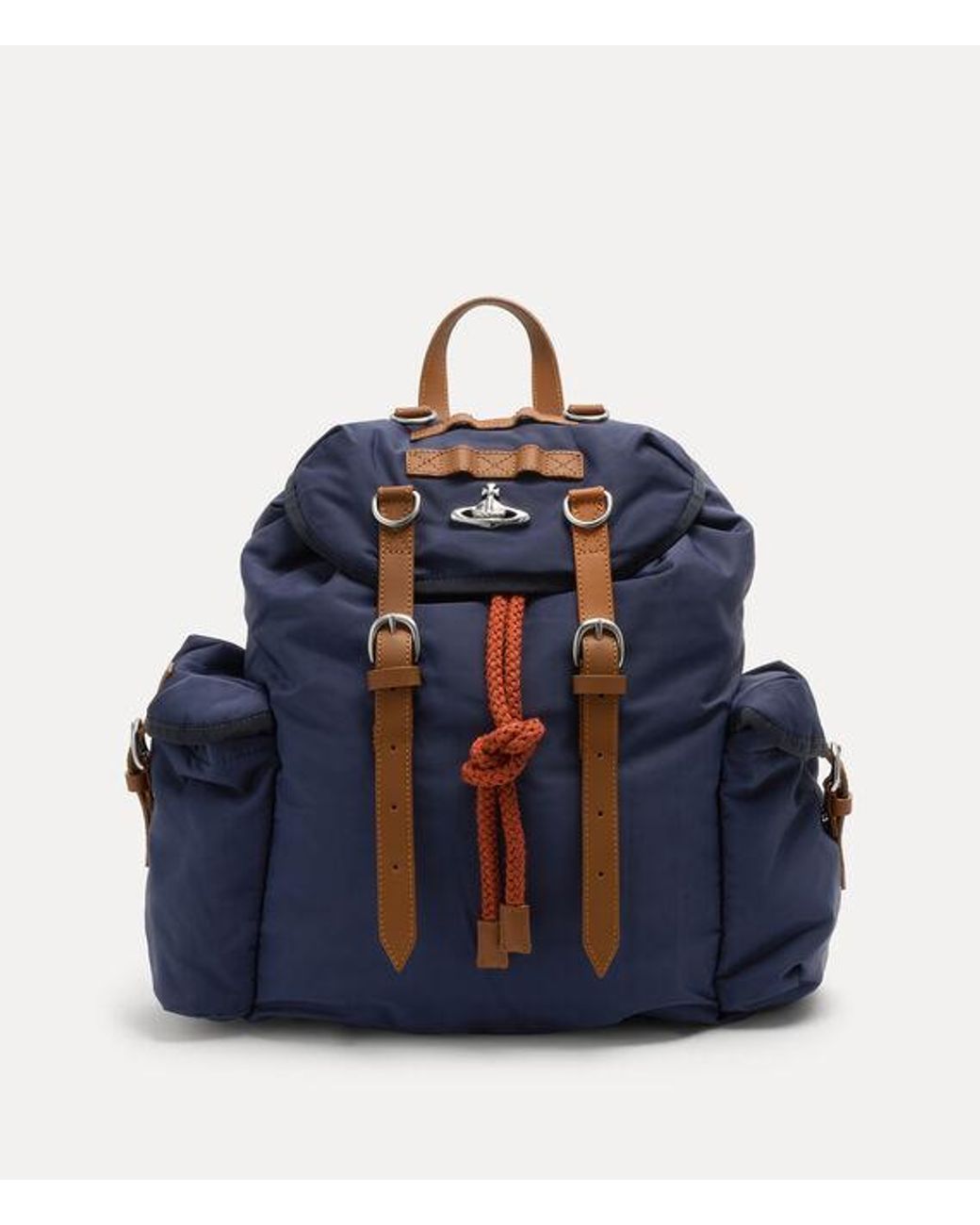 Vivienne Westwood Blue Highland Backpack Utility Drill