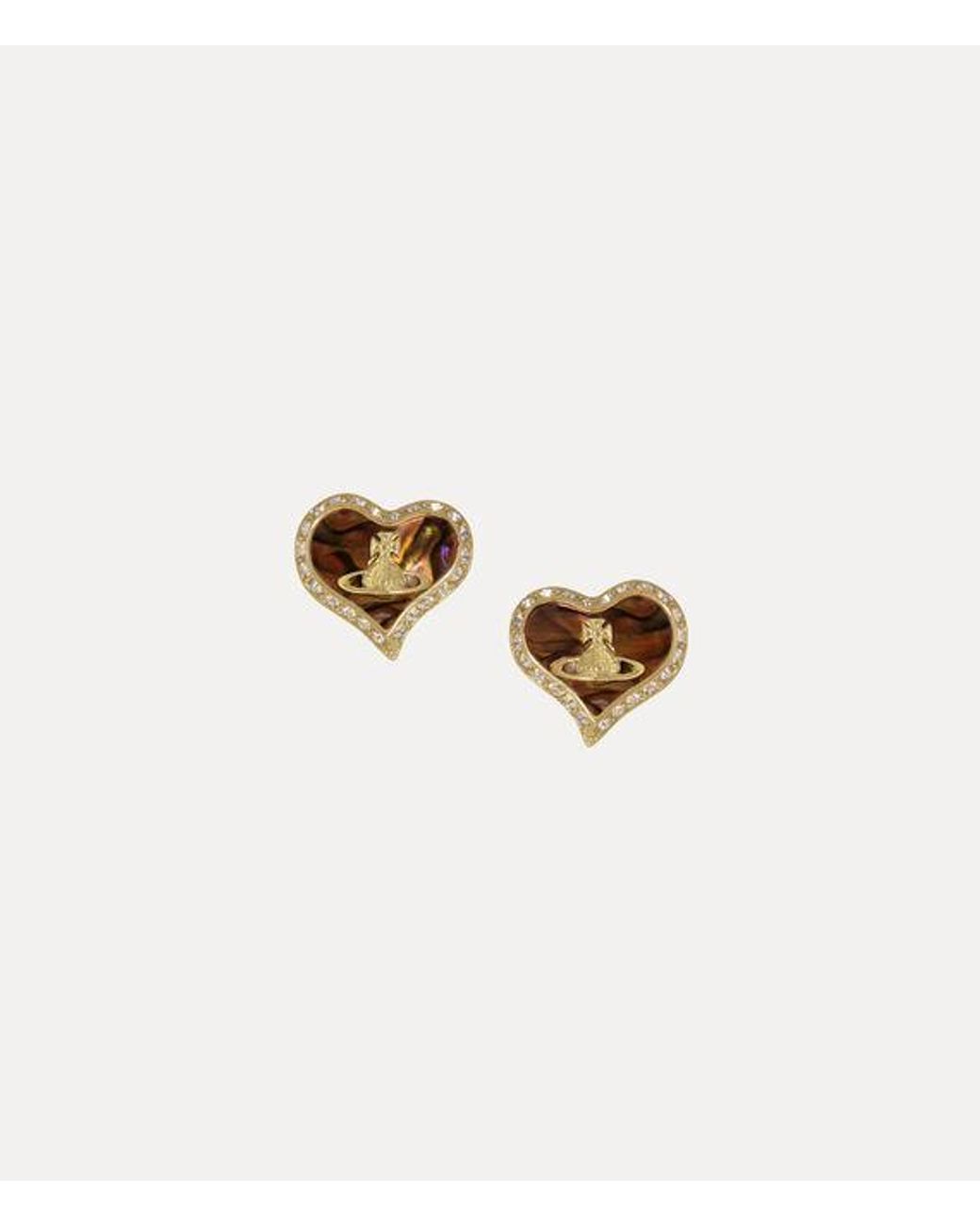 Vivienne Westwood White Petra Earrings
