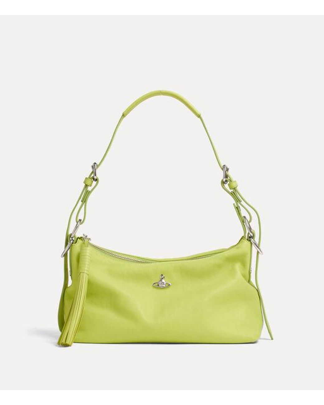 Vivienne Westwood Yellow Emma Shoulder Bag Supple Leather
