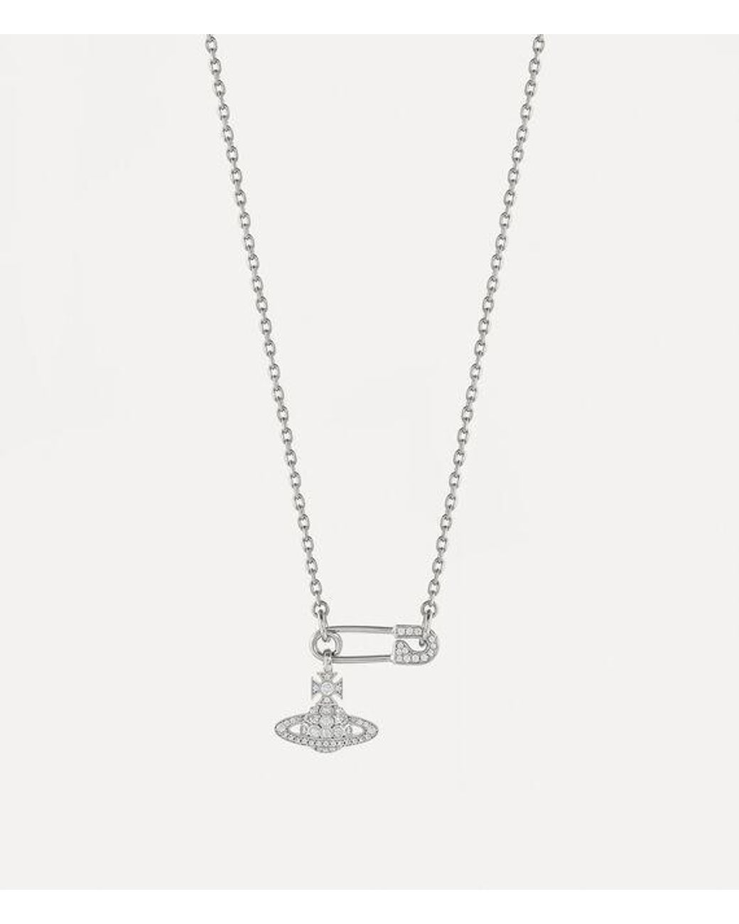 Vivienne Westwood White Lucrece Pendant