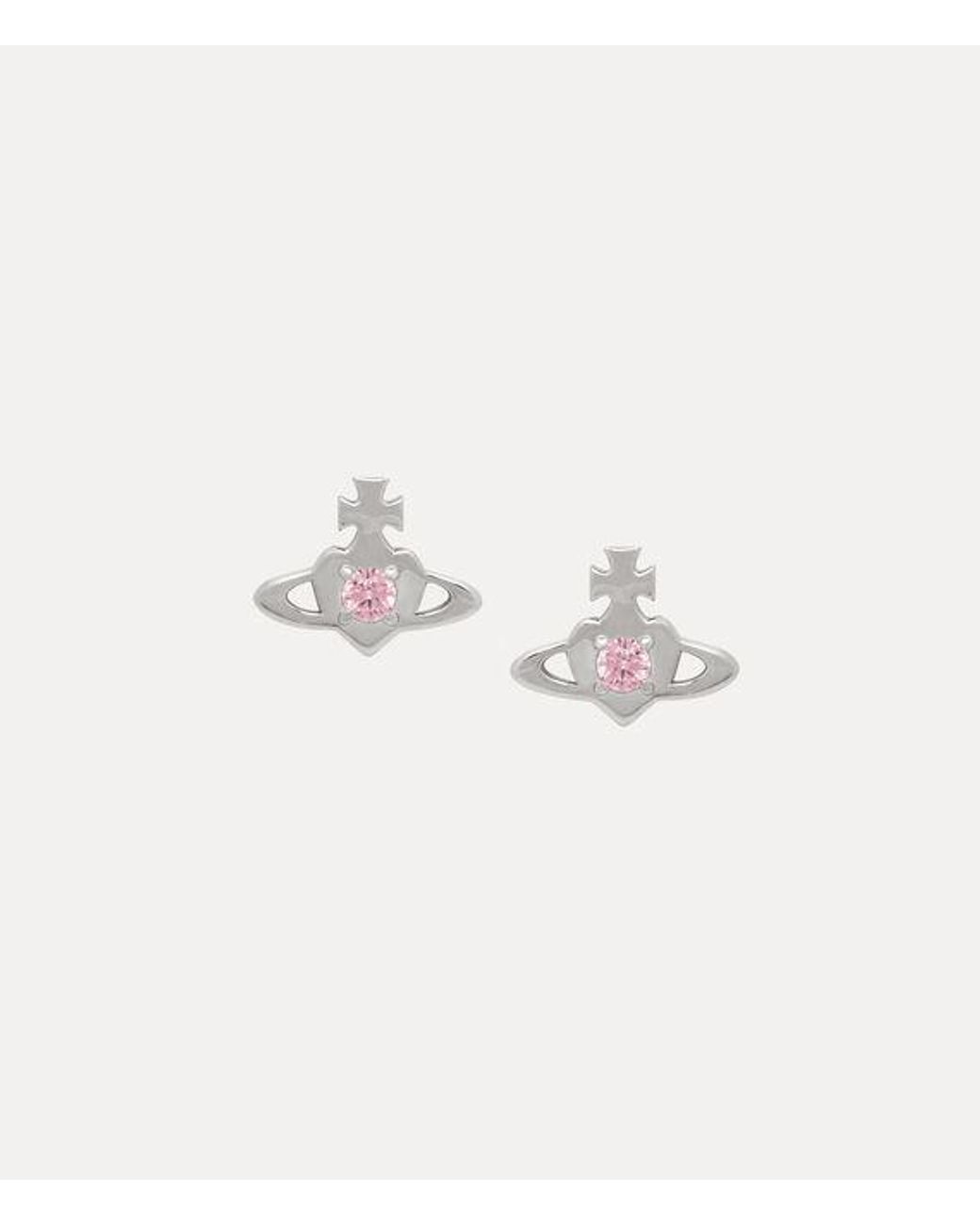 Vivienne Westwood Natural Noella Earrings Cubic Zirconia