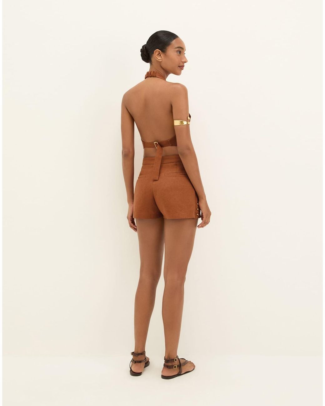 ViX Brown Noe Halter Top (final Sale)