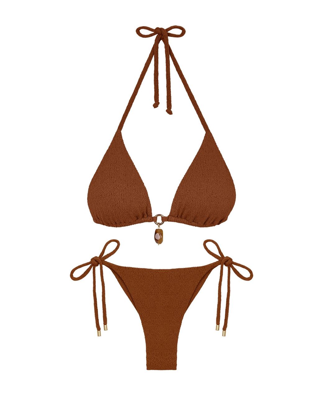 ViX Brown Firenze Tie Side Bottom (exchange Only)