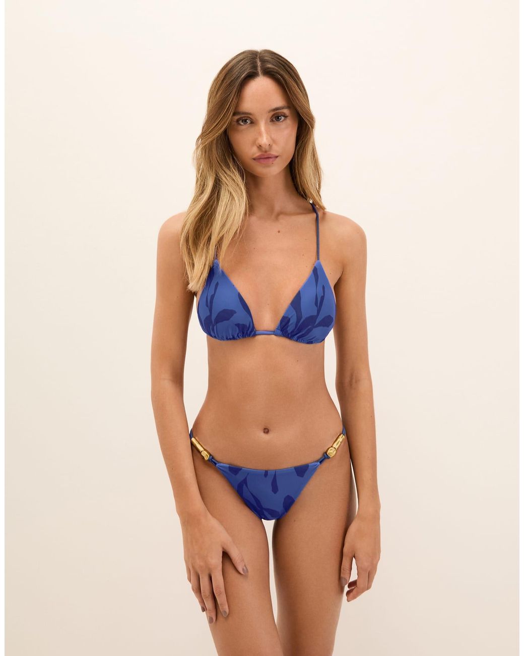 ViX Blue Nancy T Back Tri Top (exchange Only)