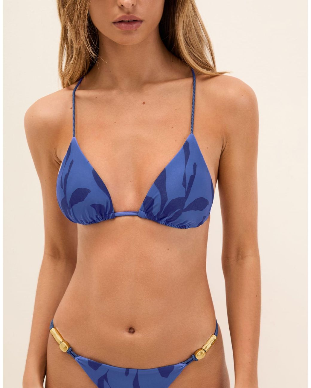 ViX Blue Nancy T Back Tri Top (exchange Only)