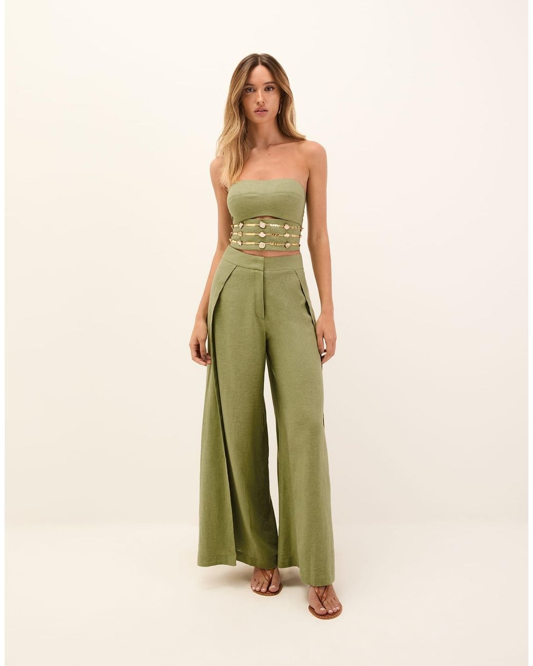 ViX Green Stacy Pants