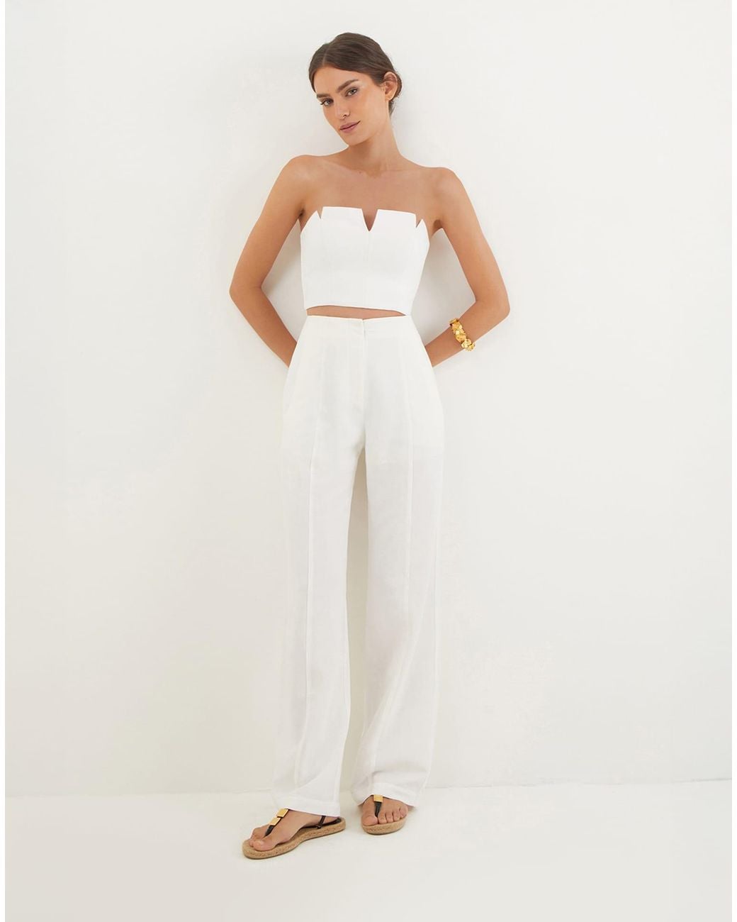 ViX White Whitney Tailored Pants (exchange Only)