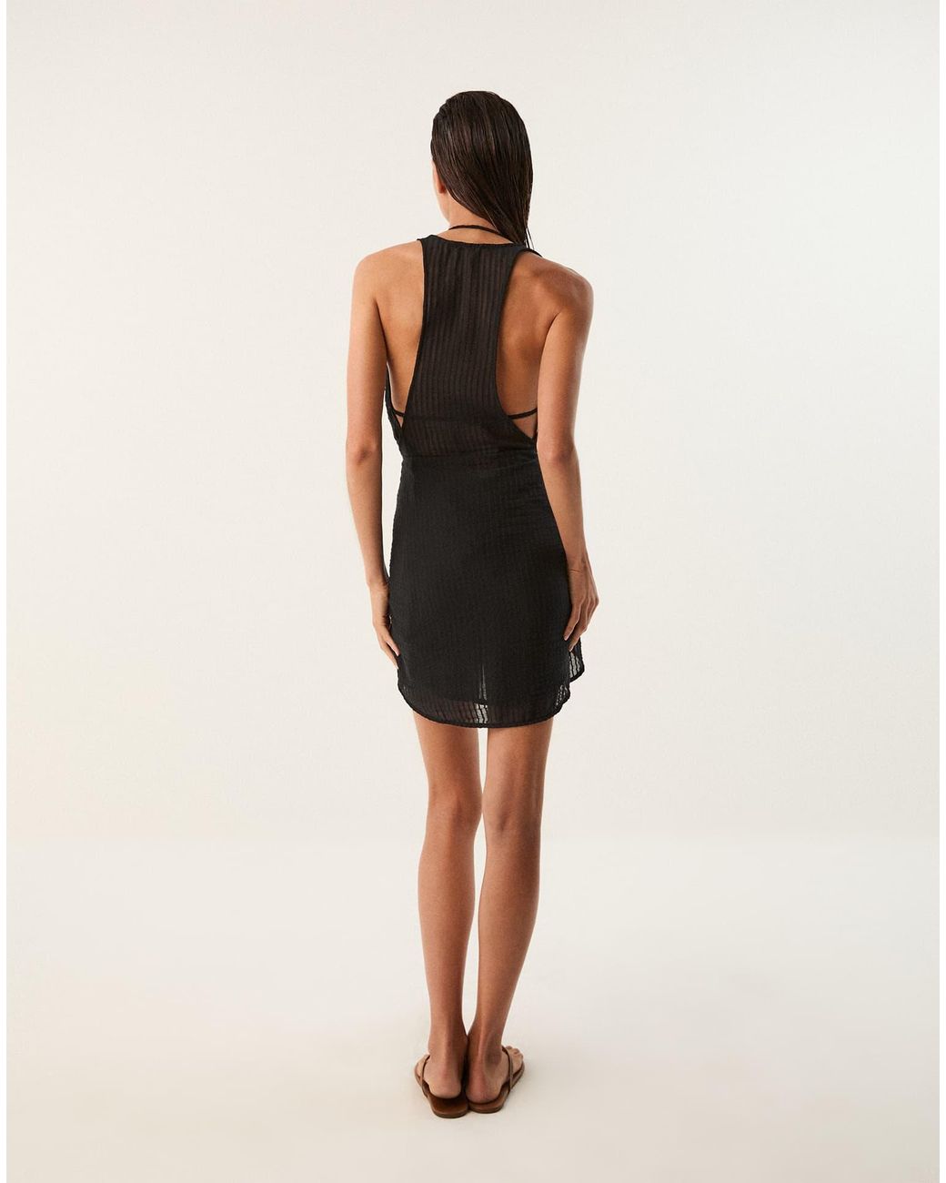 ViX Black Ida Short Cover Up