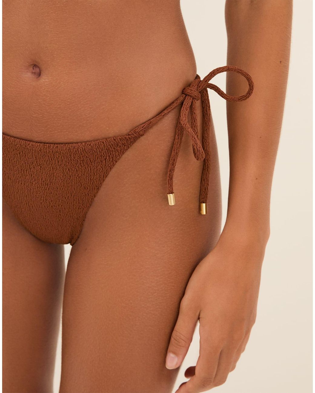 ViX Brown Firenze Tie Side Bottom (exchange Only)