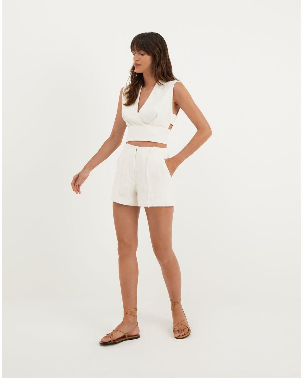 ViX White Alain Shorts (exchange Only)