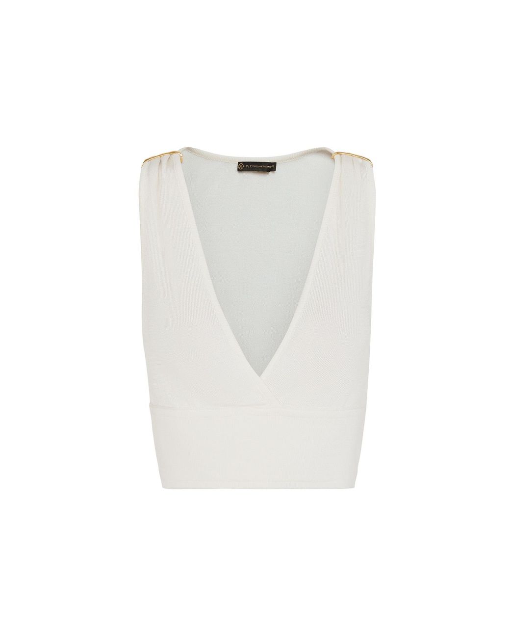 ViX White Knit Dora Blouse (exchange Only)