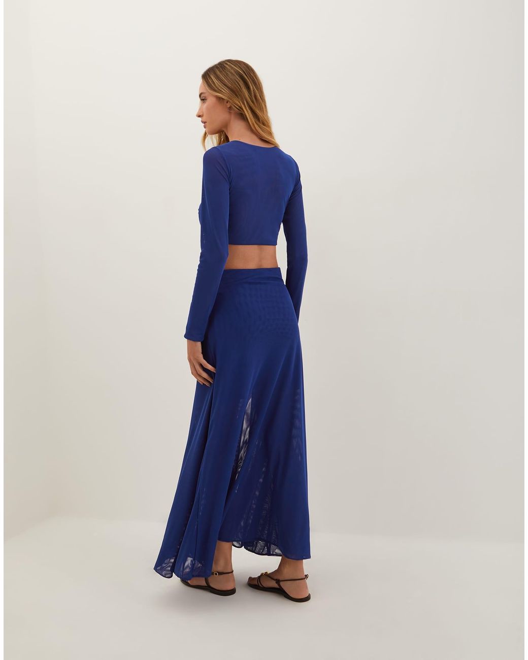 ViX Blue Yarin Cropped Top (exchange Only)