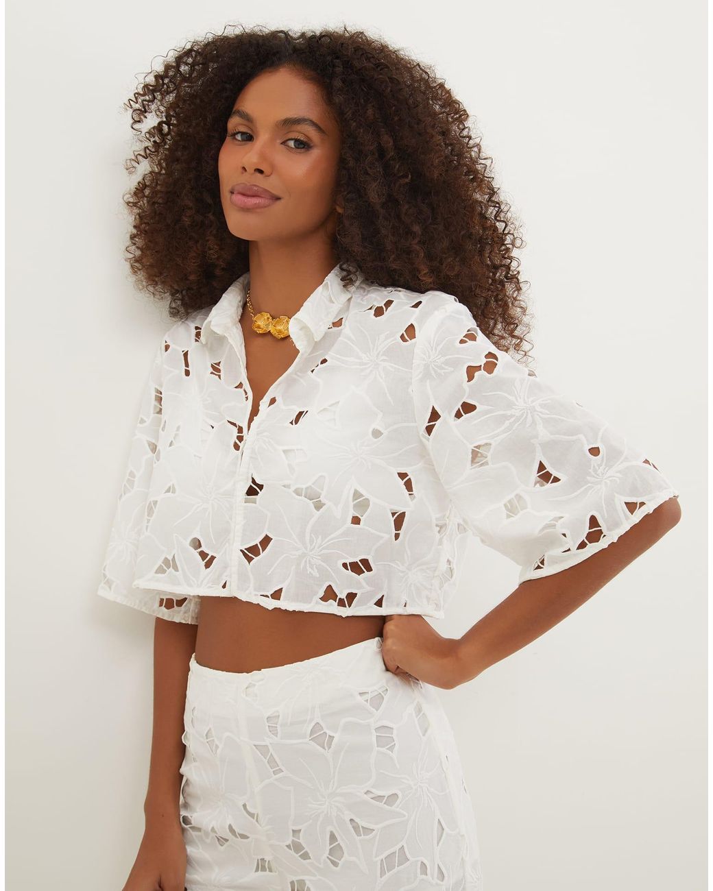 ViX White Eloah Blouse (exchange Only)