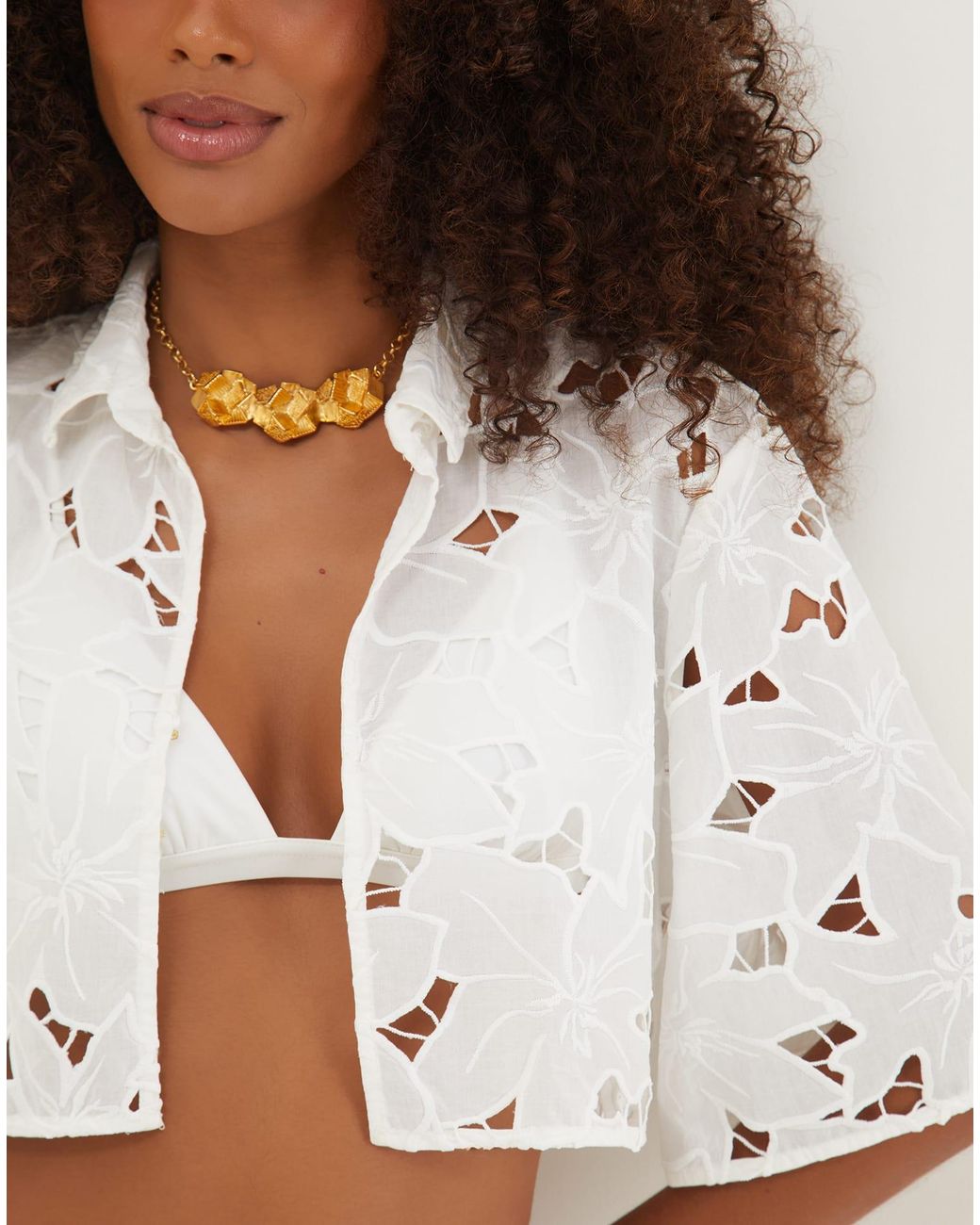 ViX White Eloah Blouse (exchange Only)
