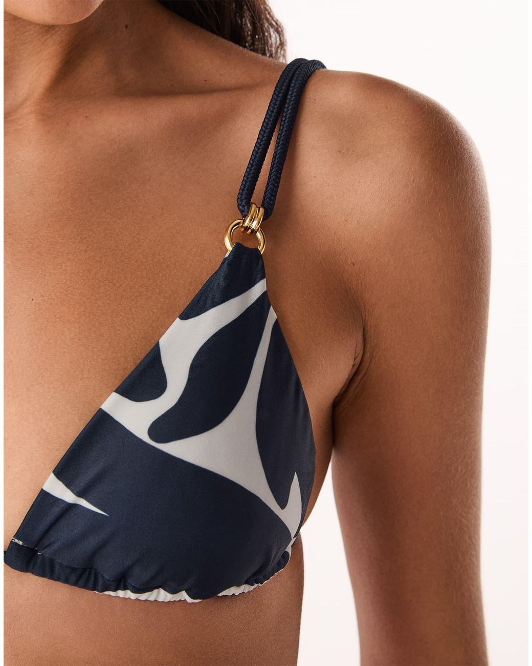 ViX Blue Tesse Parallel Tri Top
