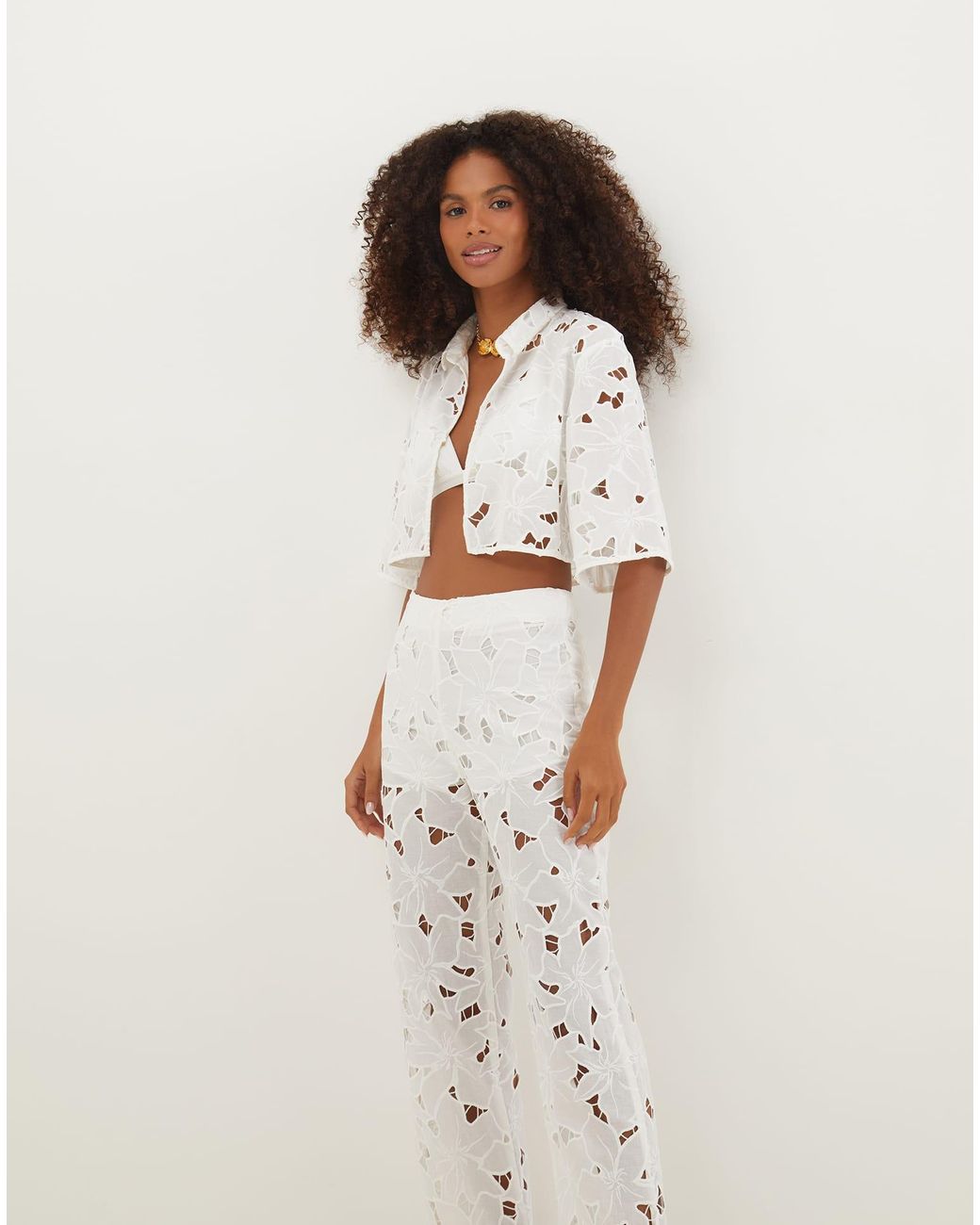 ViX White Eloah Blouse (exchange Only)
