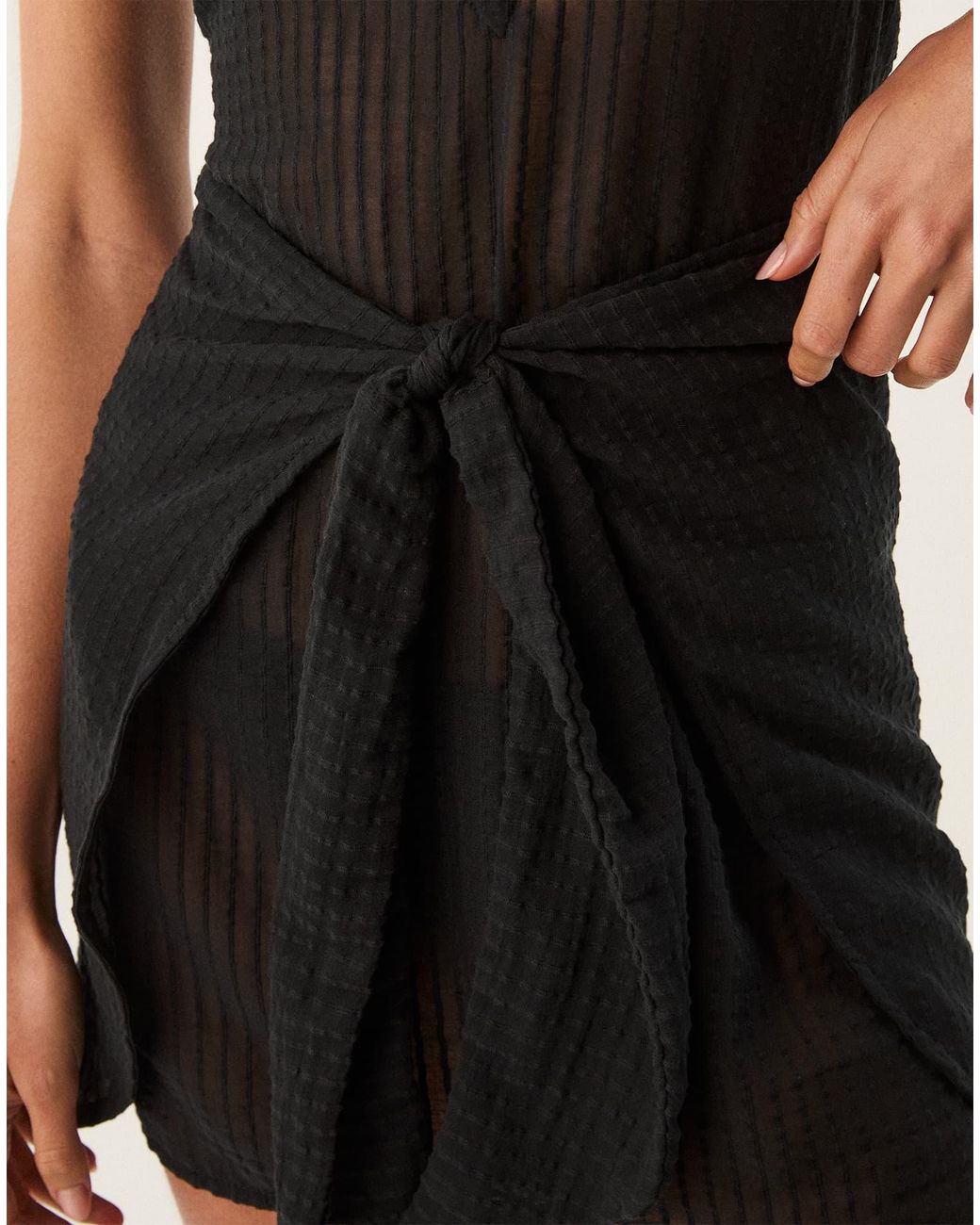 ViX Black Ida Short Cover Up