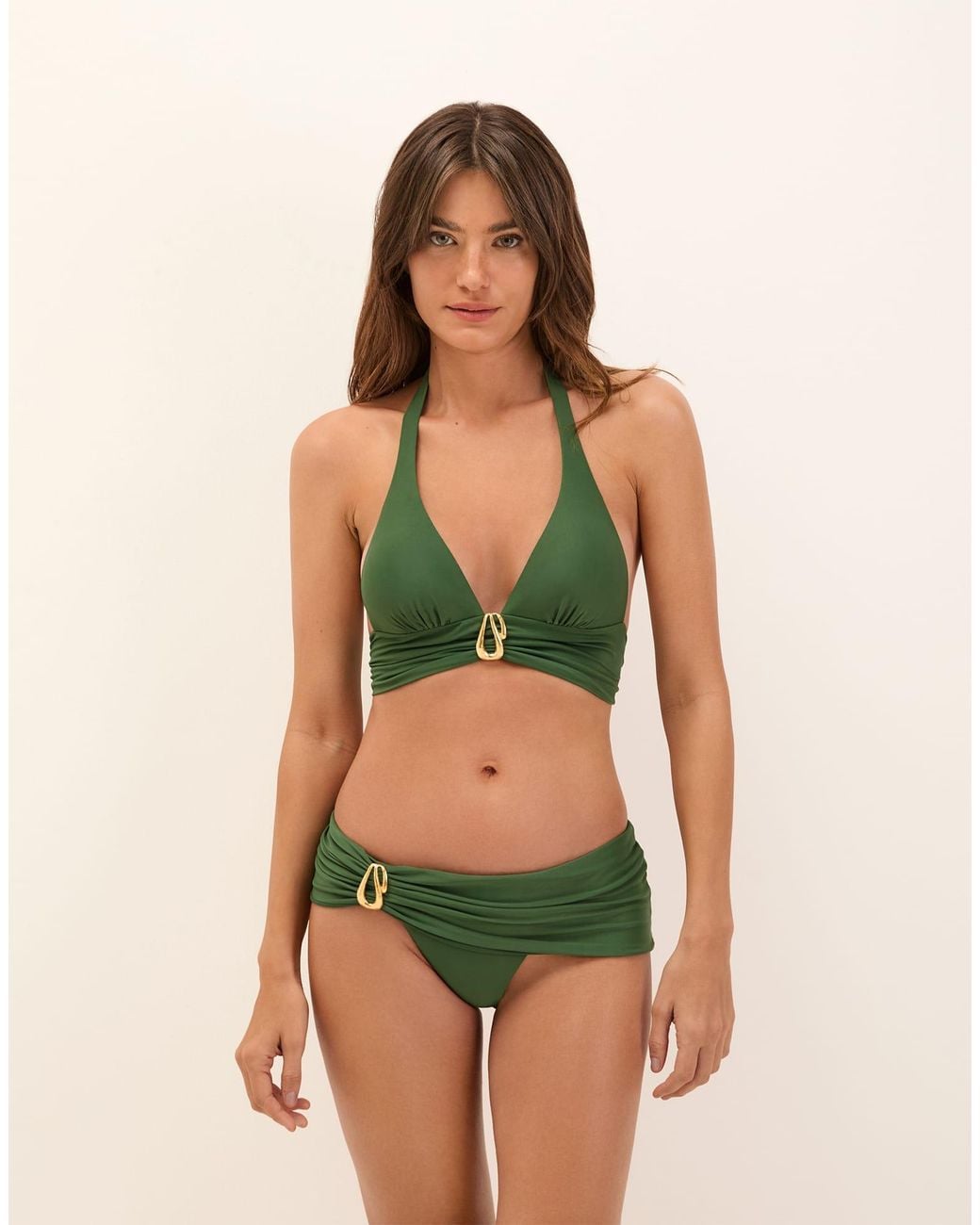ViX Green Matte Leone Selma Top (exchange Only)