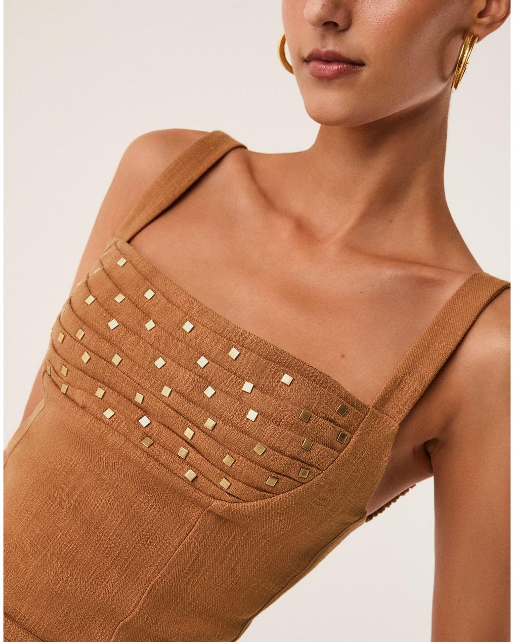 ViX Brown Cleo Top