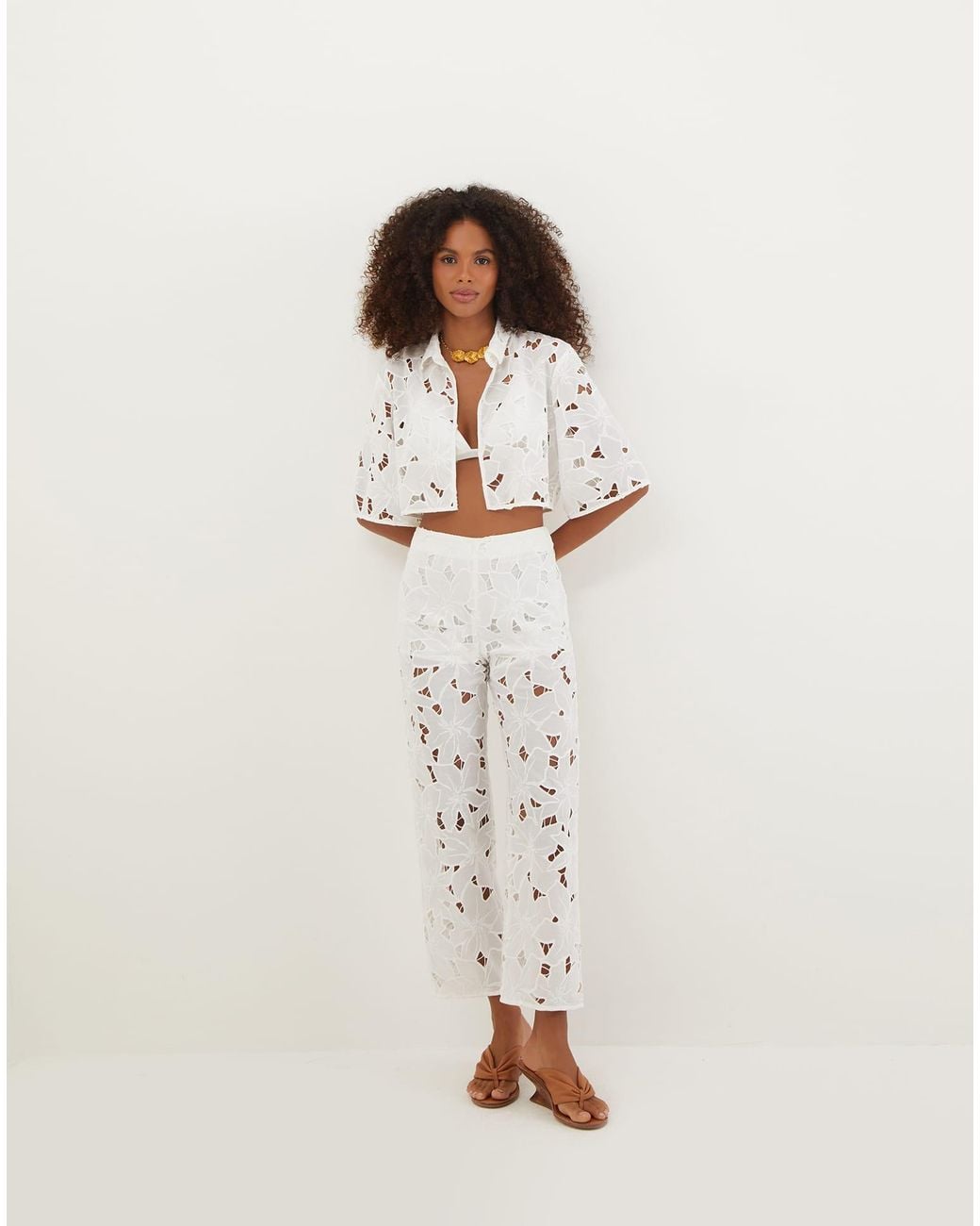 ViX White Eloah Blouse (exchange Only)