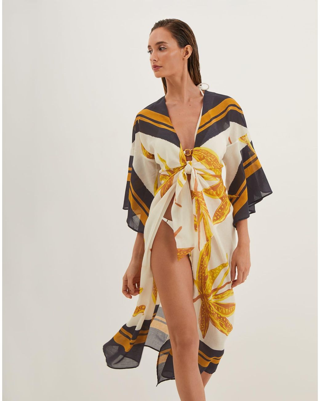 ViX Natural Perola Long Caftan (exchange Only)