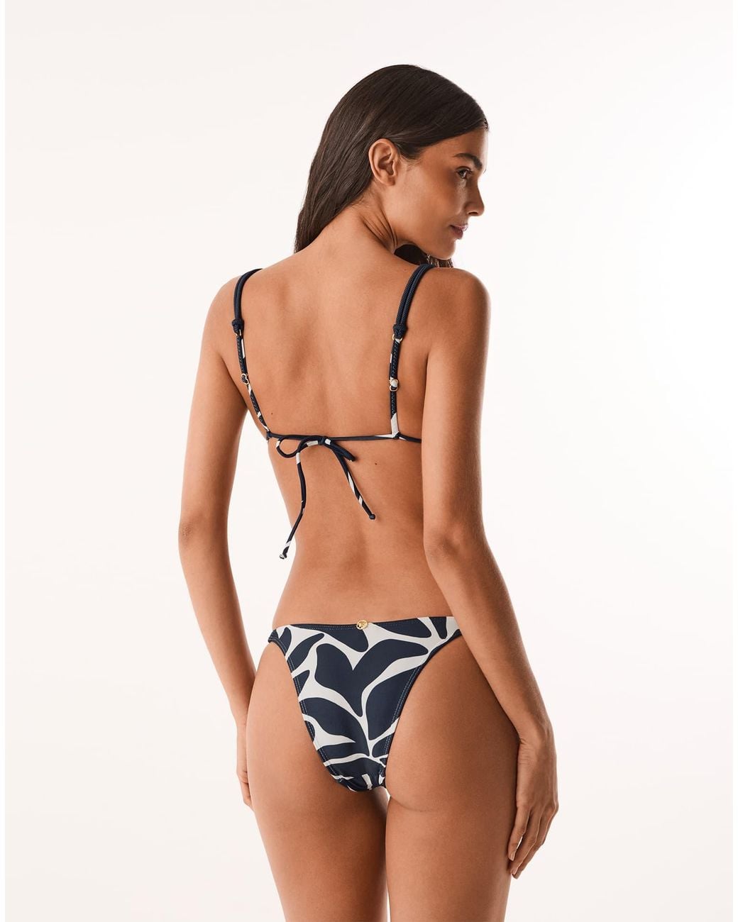 ViX Blue Tesse Parallel Tri Top