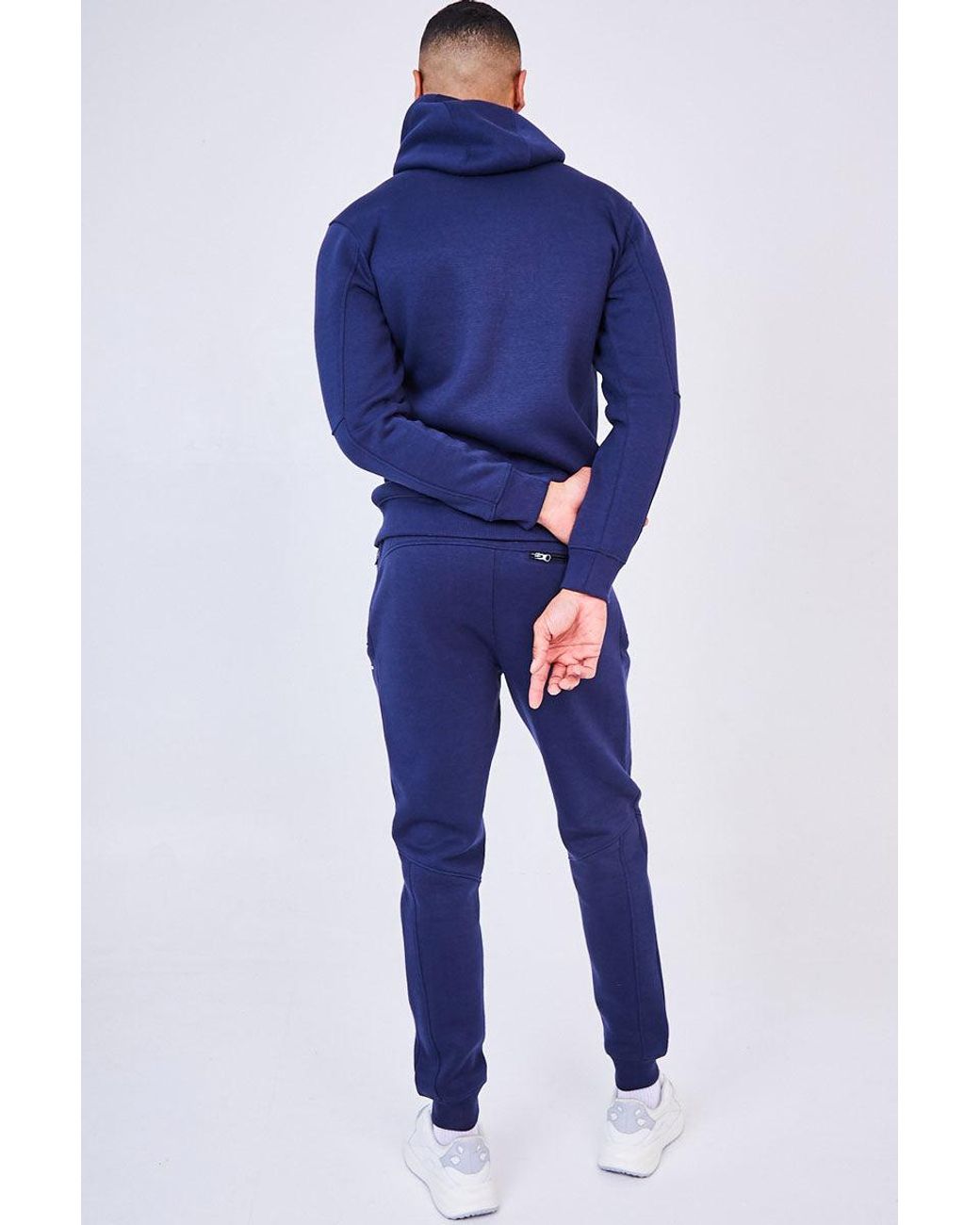 Voi London Cotton Kentish Town Tracksuit in Blue for Men gym and workout clothes Tracksuits and sweat suits Mens Clothing Activewear 
