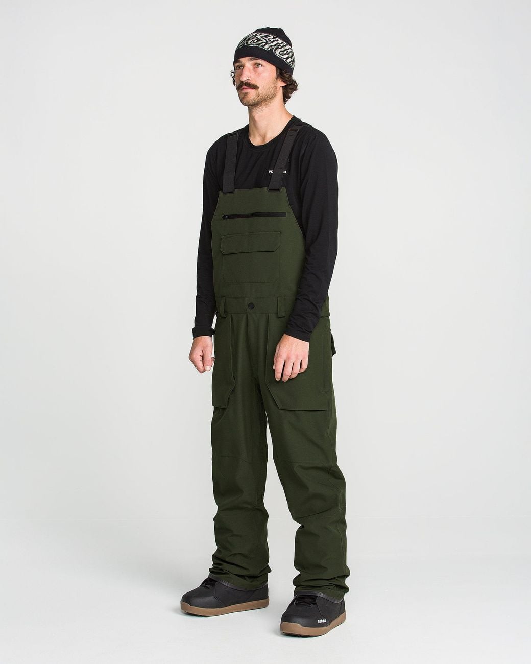 Volcom Green Roan Bib for men