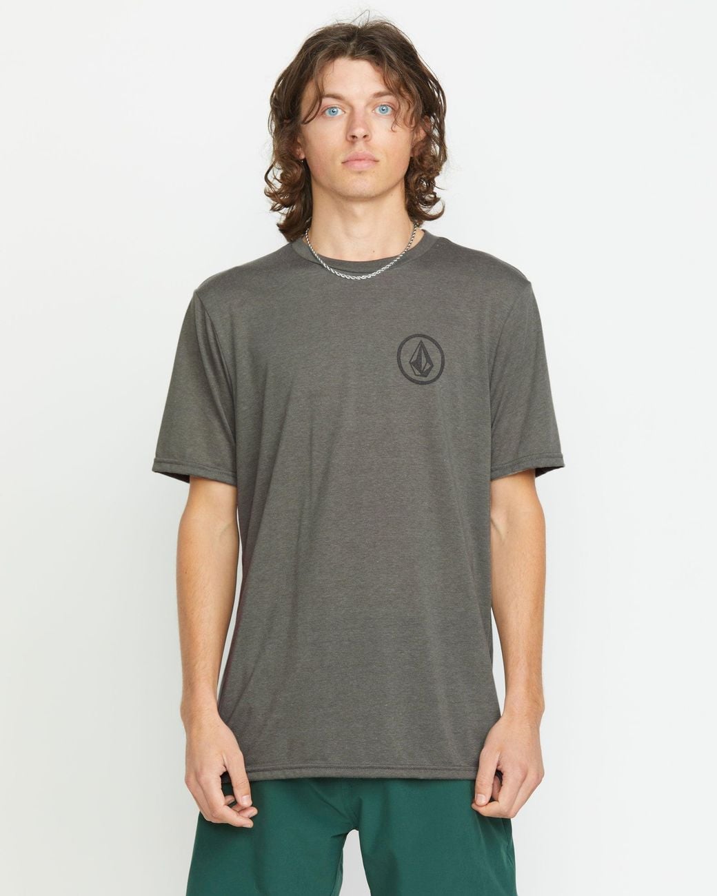 Volcom Gray Stone Tech Short Sleeve Tee for men