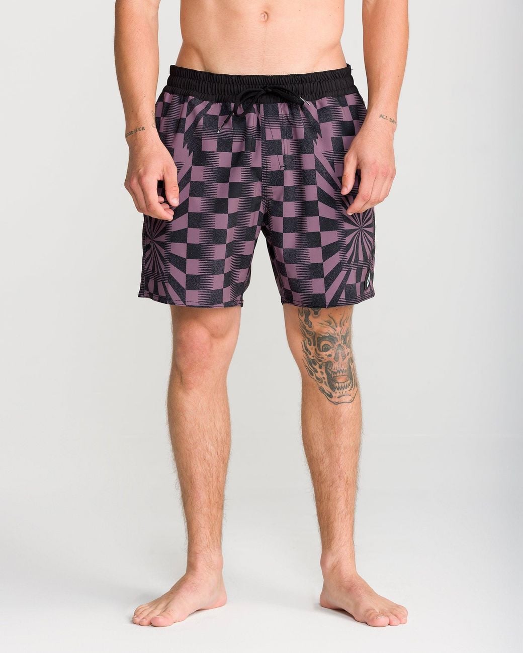 Volcom Blue Lido Print Trunk 16 for men