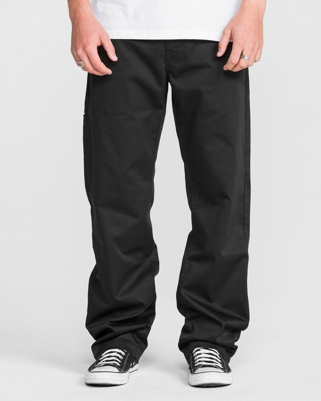 Volcom Pats Volcom Frickin Relaxed Chino Pants in Black for Men | Lyst