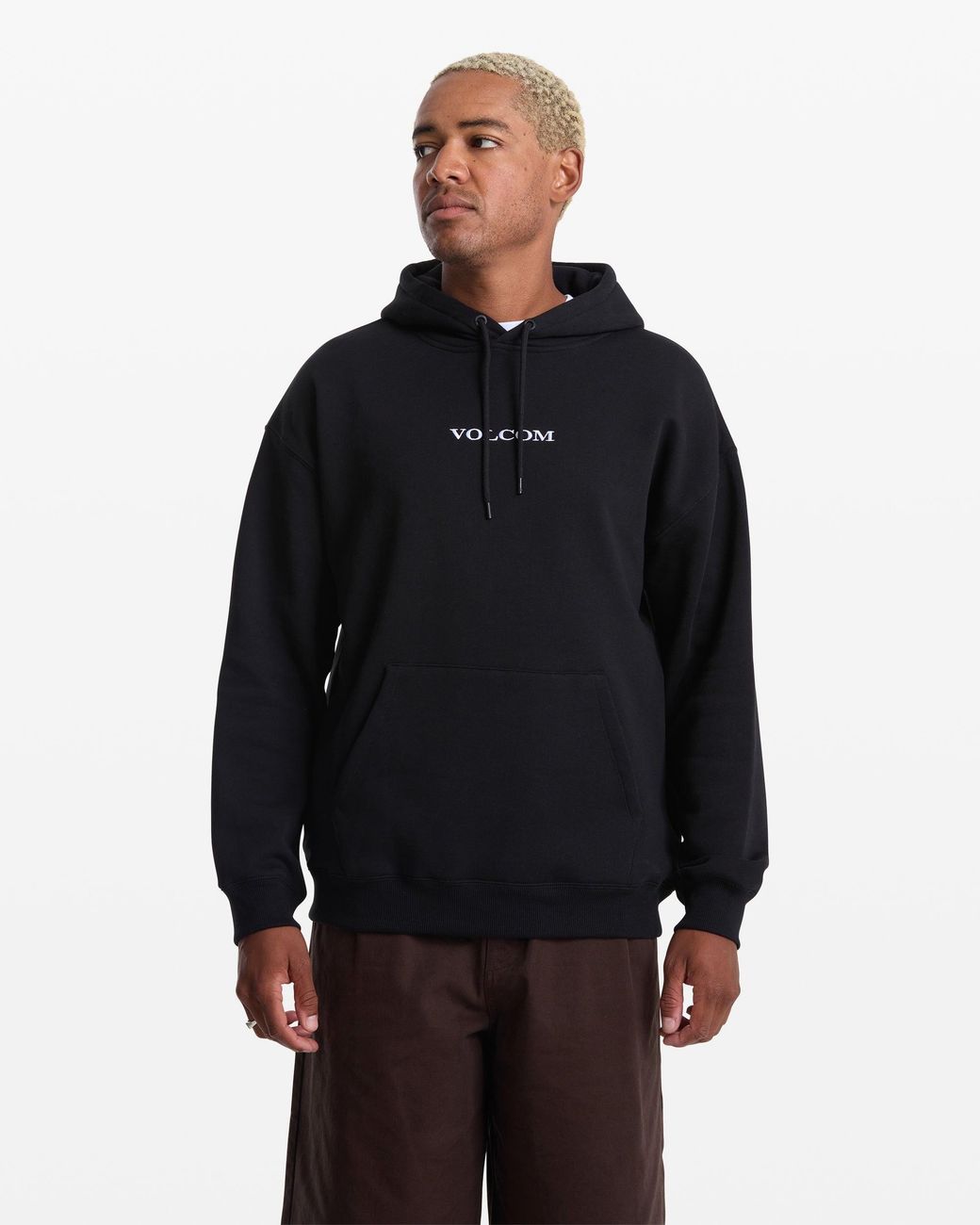 Volcom Black Stone Pullover Hoodie for men