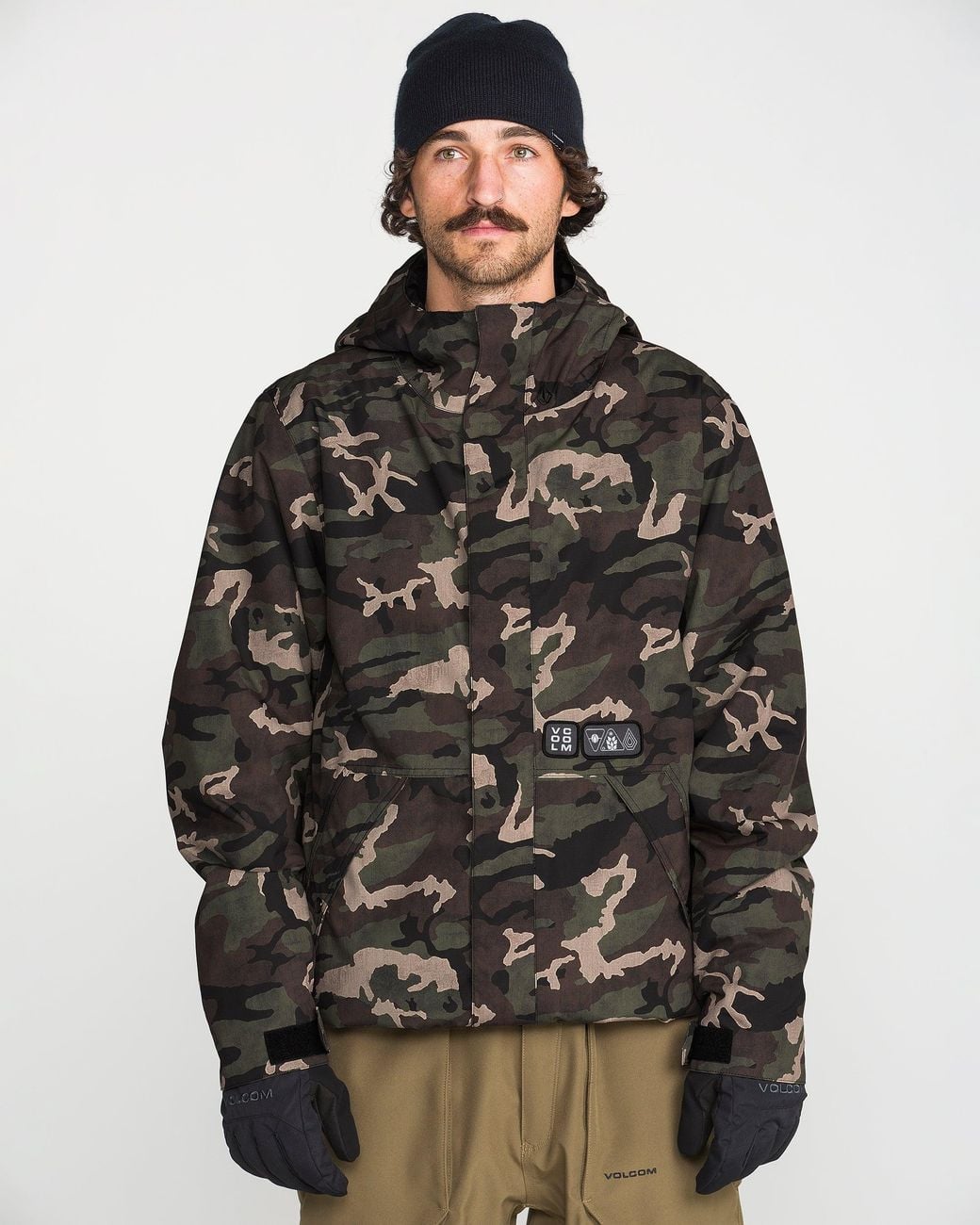 Volcom Brown Double Insulated Jacket for men