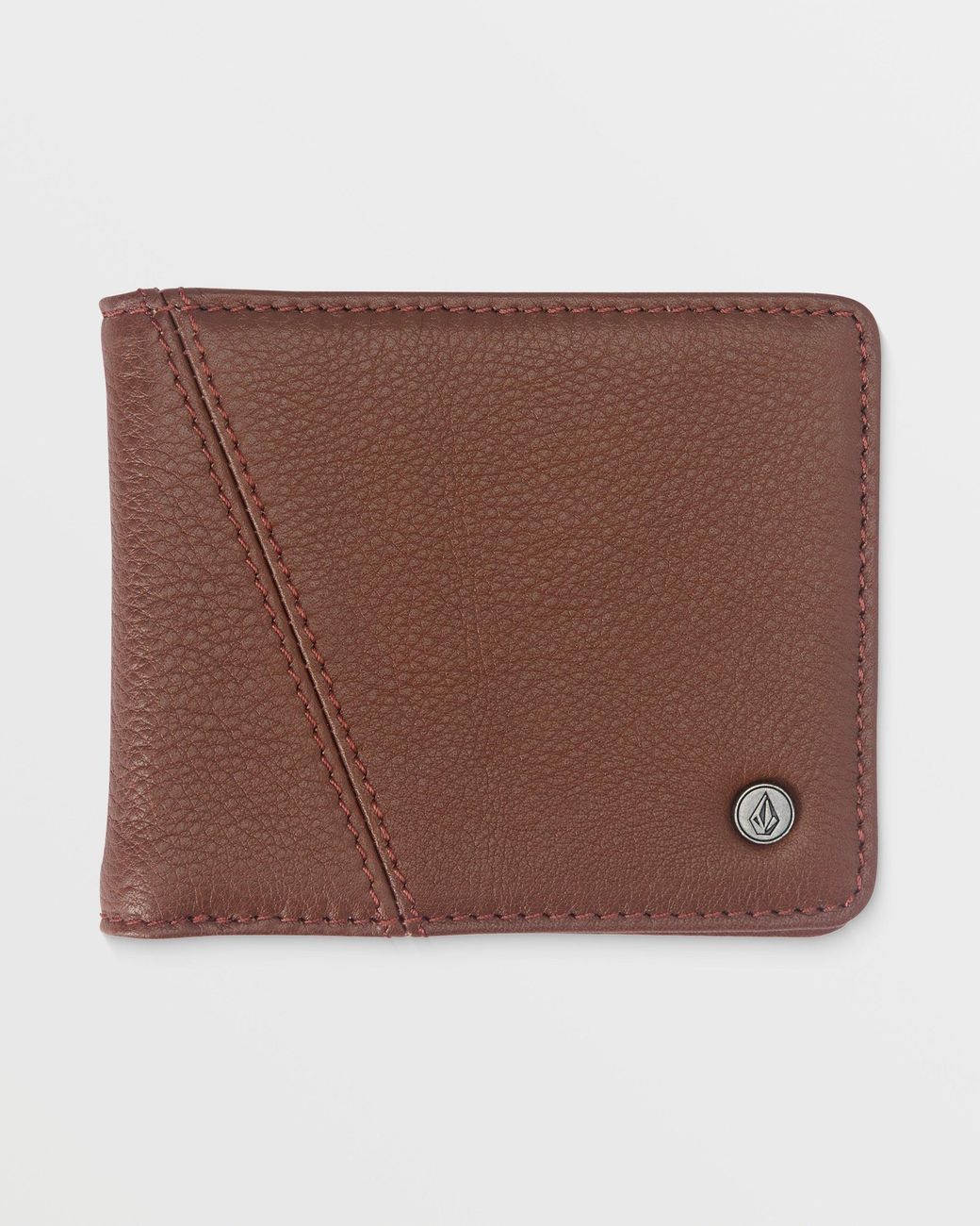 Volcom Brown Pay-A-Pal Leather Bifold