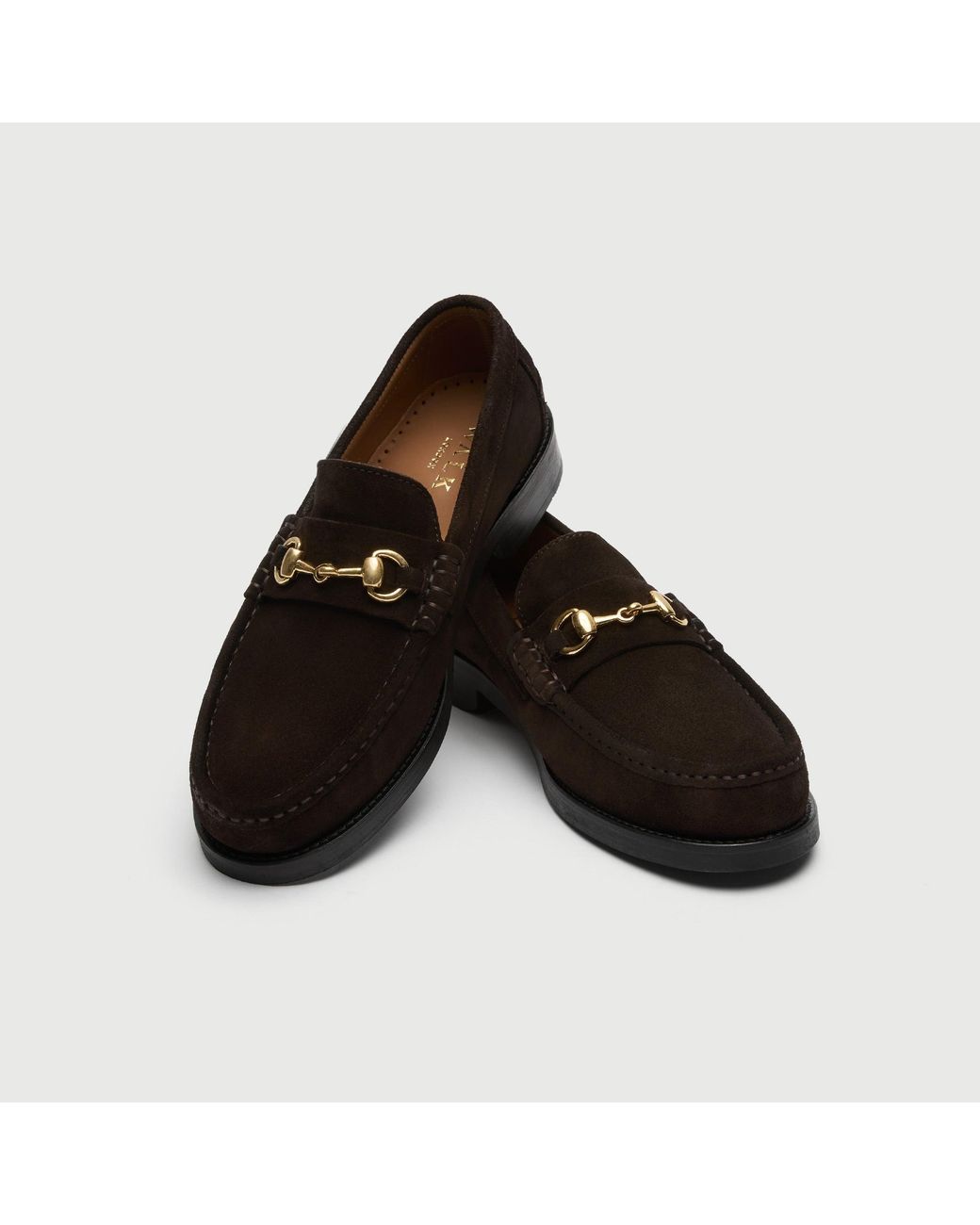 Walk London Black Dalston Trim Loafer for men