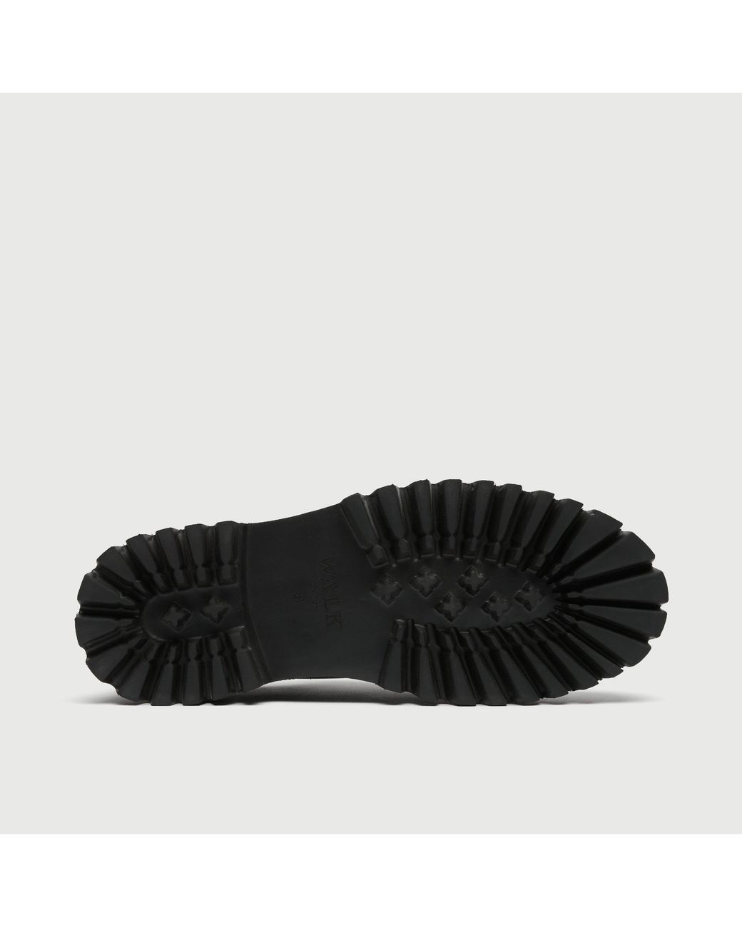 Walk London Black Hopper Lace Shoe for men