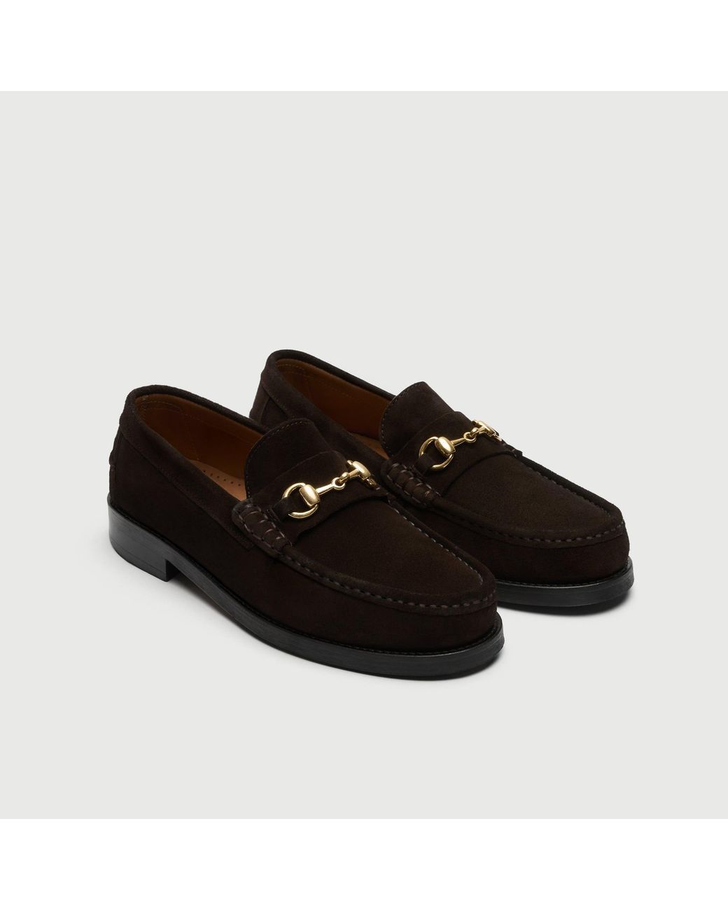Walk London Black Dalston Trim Loafer for men