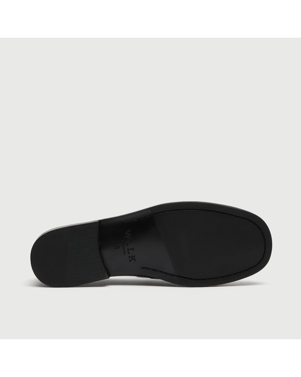 Walk London Black Marylebone Saddle Loafer for men