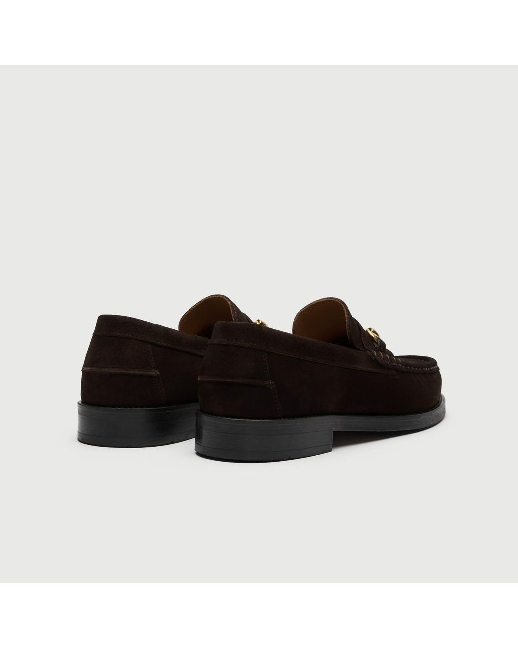 Walk London Black Dalston Trim Loafer for men