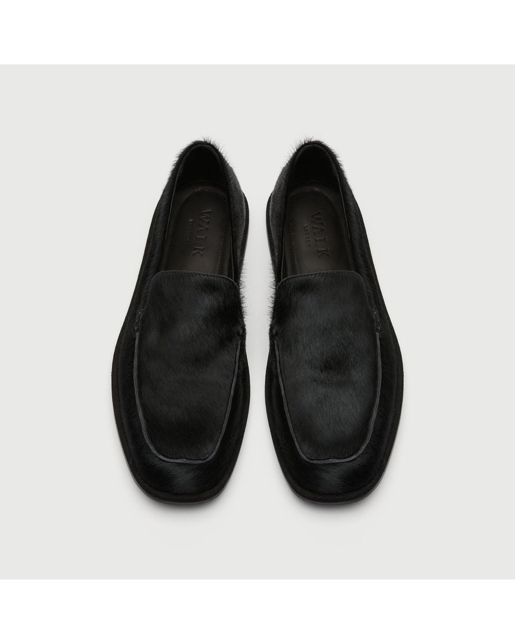 Walk London Black San Marino Slip On Loafer for men