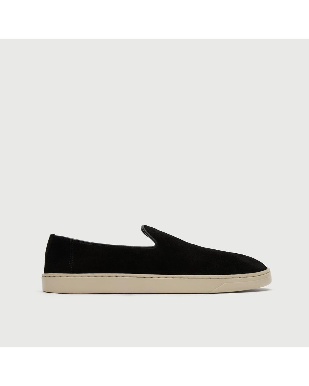 Walk London Black Palermo Slip On for men