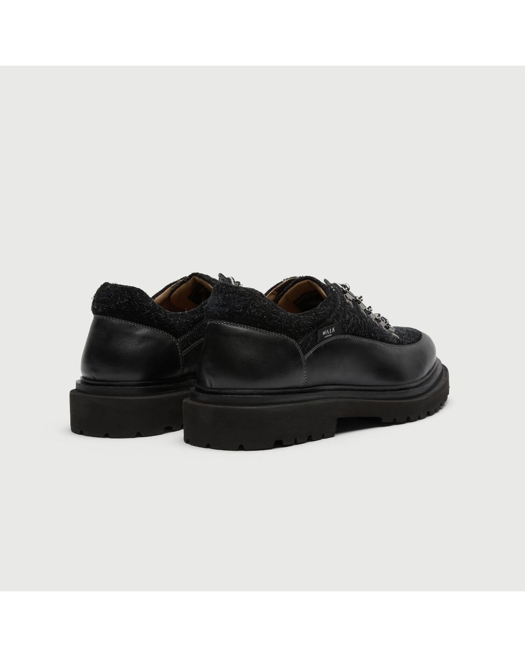 Walk London Black Bethnal Hiking Shoe for men