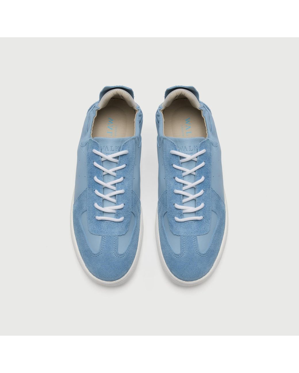 Walk London Blue Rimini Trainer for men