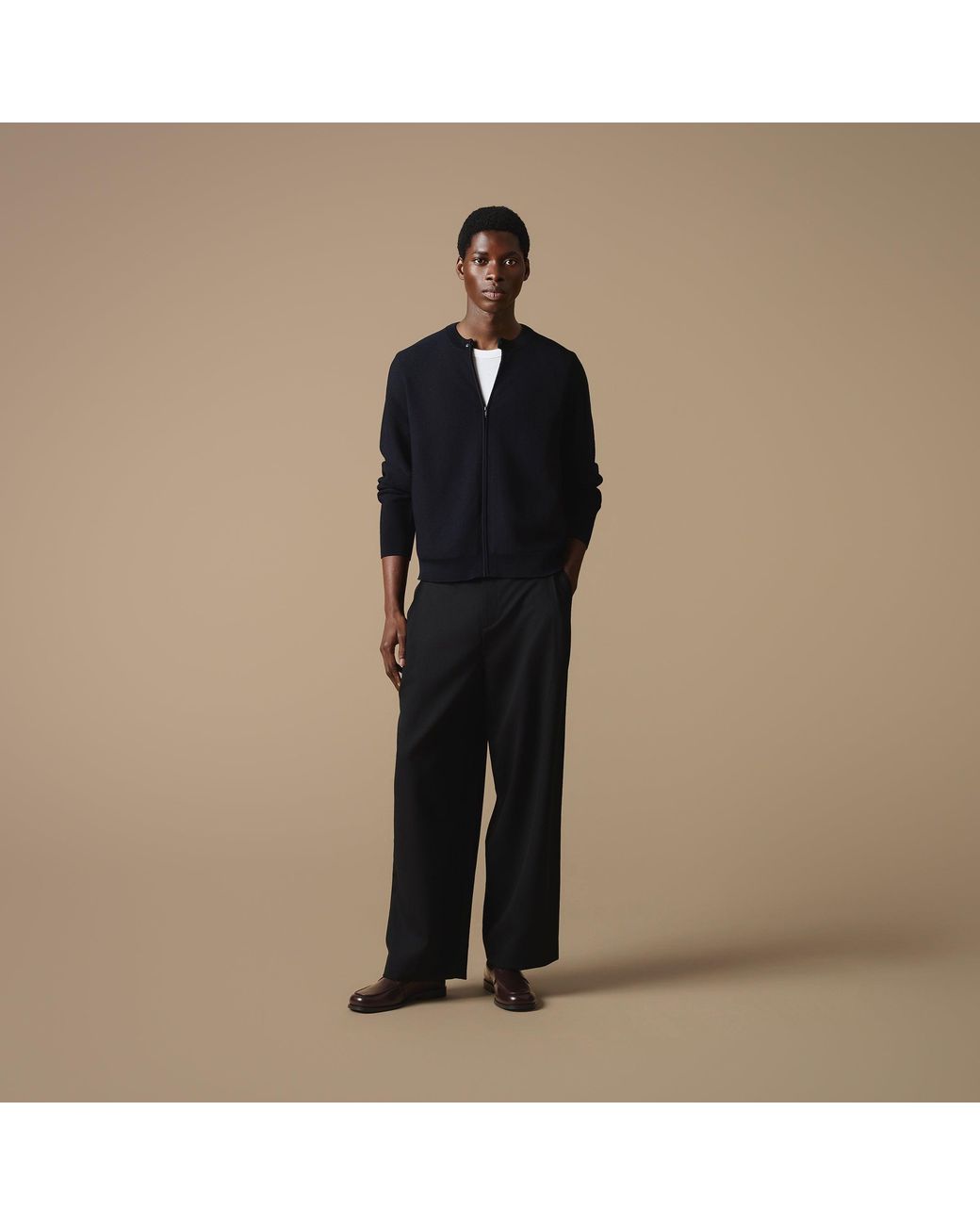 Walk London Black Marylebone Saddle Loafer for men