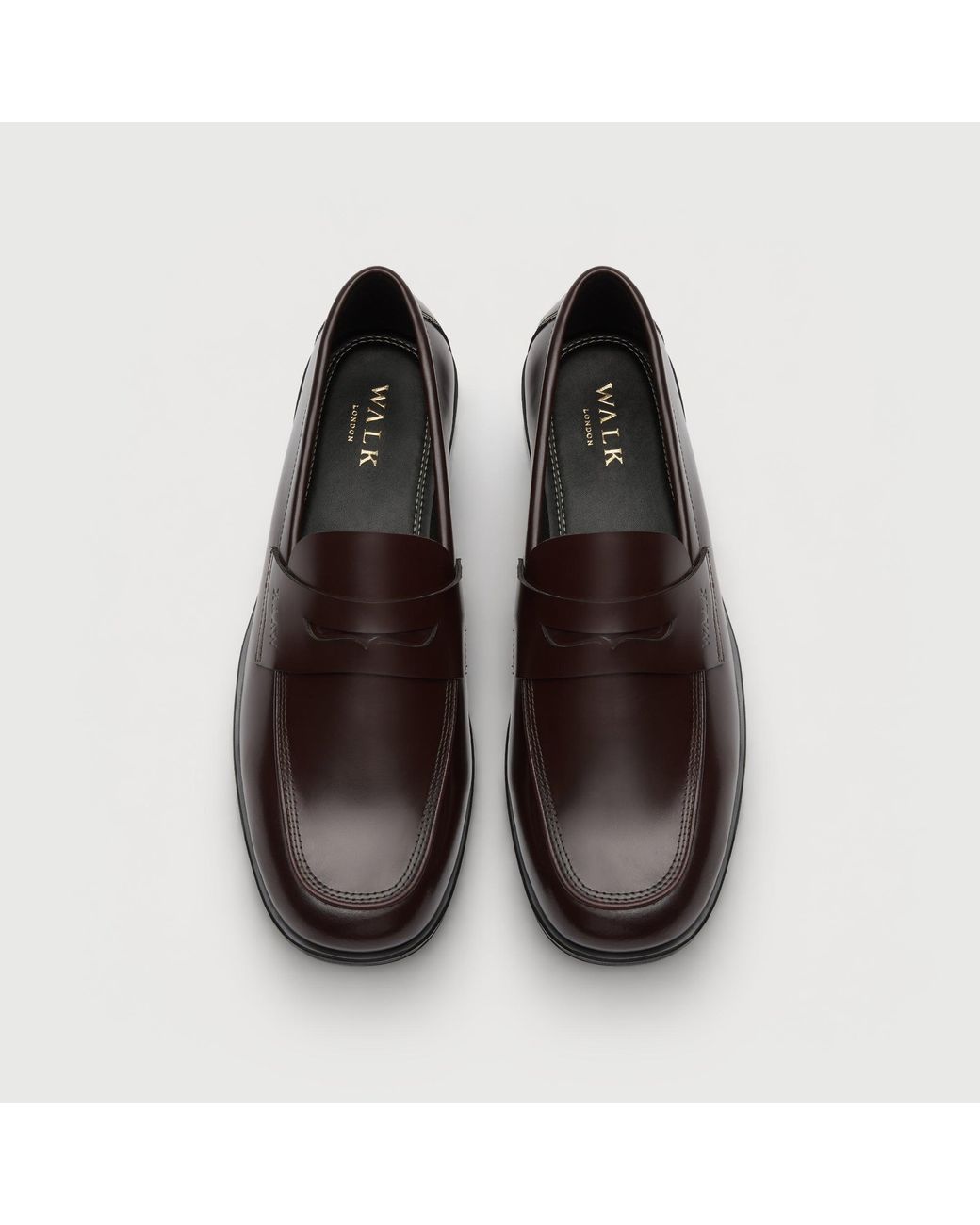 Walk London Black Marylebone Saddle Loafer for men