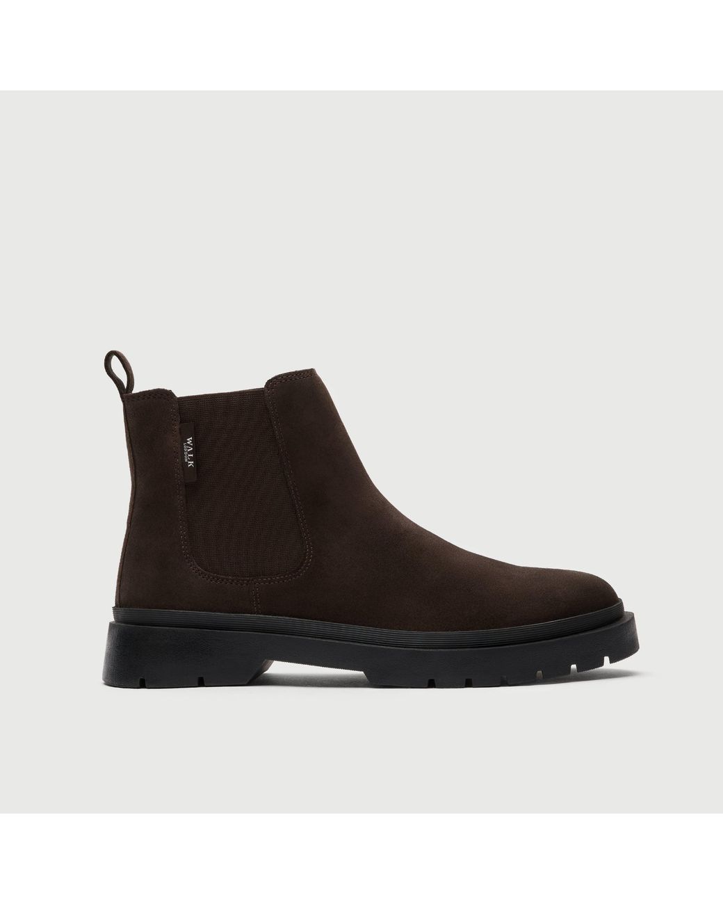 Walk London Brown Callum Chelsea Boot for men