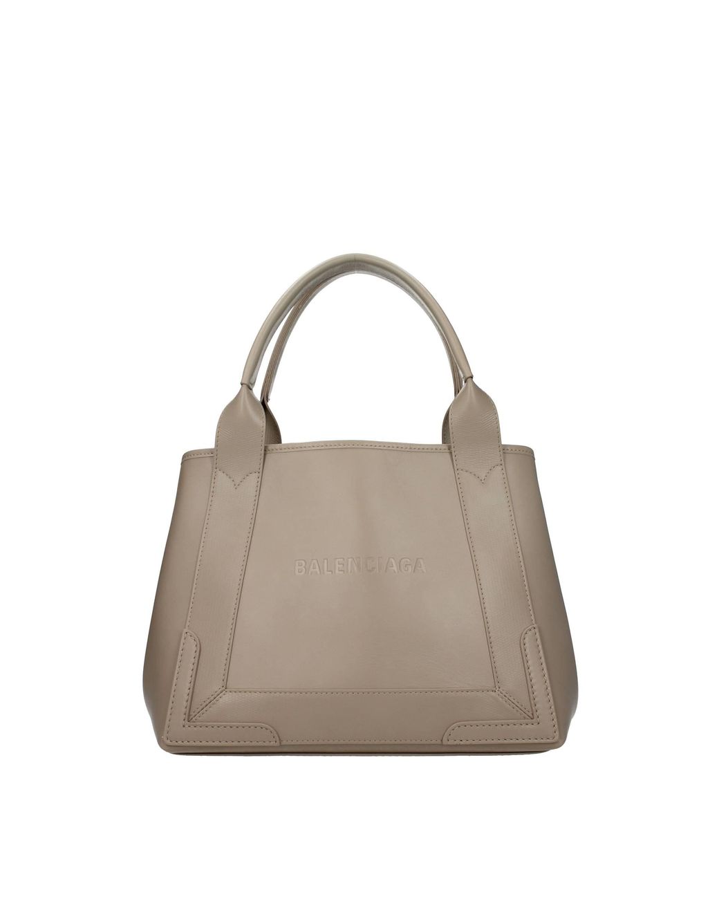 Balenciaga Handbags Leather Taupe in Natural Lyst