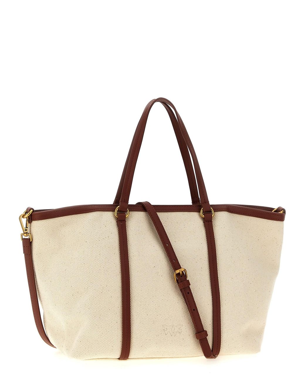 トートバッグ PINKO 'Miranda' small shopping bag Purple Pinko 'Miranda' Large Shopping Bag in Purple | Lyst